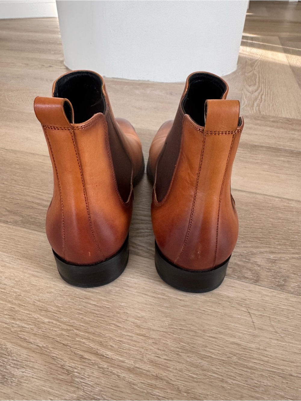 GIFENNSE Mens Chelsea Size 10.5 Leather Dress Boots for Men - Picture 9 of 11